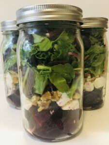 The Mason Jar Exchange Beet Salad