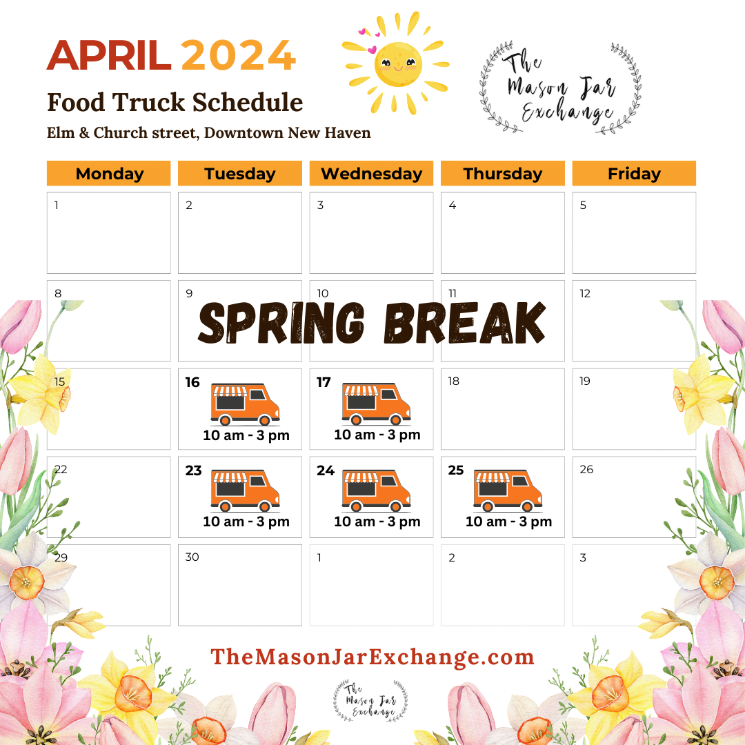 Food Truck Schedule April 2024